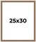 Slim Profile Gold Picture Frame - UV Acrylic, Foam Board Backing, Hanging Hardware